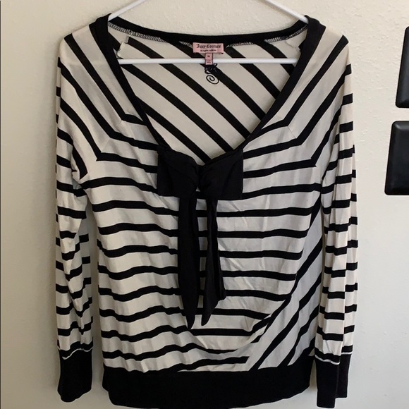 Cute! Juicy Couture pinup style top w/ bow - Picture 1 of 3